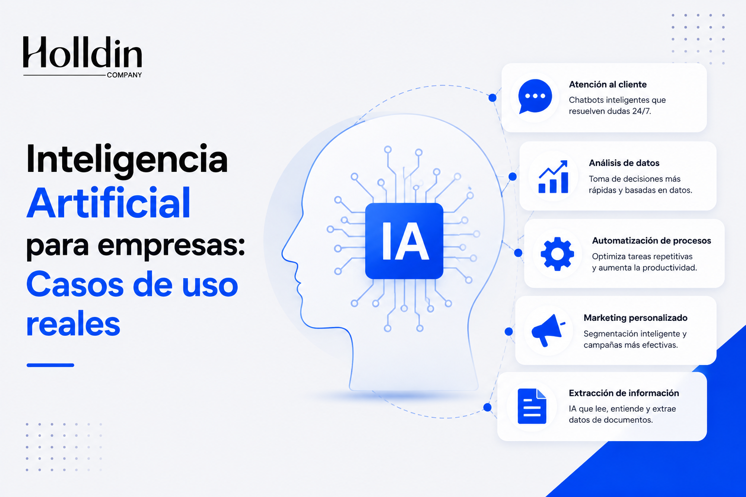 Inteligencia Artificial para empresas: Casos de uso reales